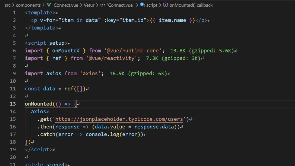Vue3でscript setupをつかったComposition APIまとめ